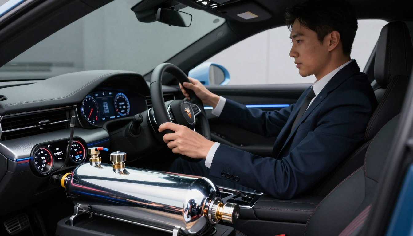 Podtlenek azotu w samochodzie