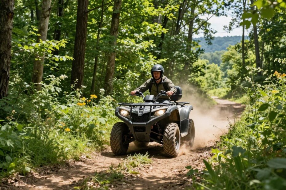 Czy można jeździć quadem po lesie
