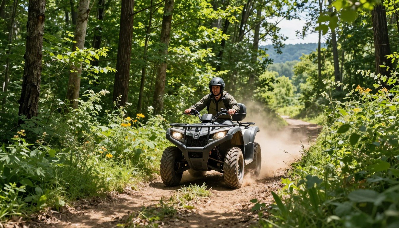 Czy można jeździć quadem po lesie
