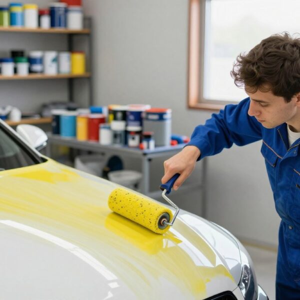 Malowanie auta wałkiem