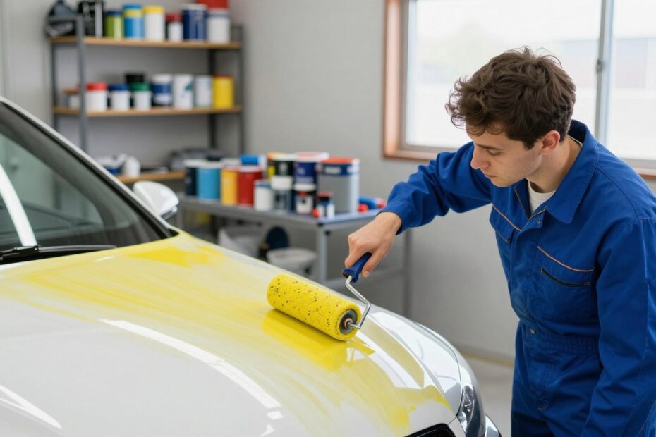 Malowanie auta wałkiem